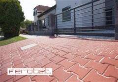 FEROBET Dlažba zámková IČKO Standard 10cm Červená